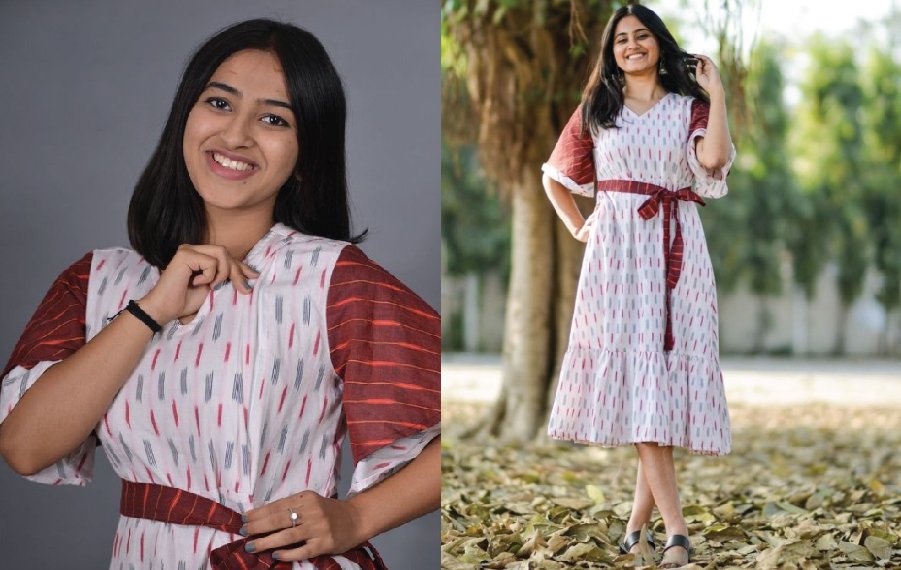 The Cotton Feeding Kurti with the Stomach Knot